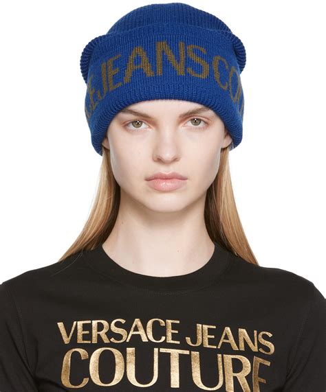 versace logo beanie|Versace cap price.